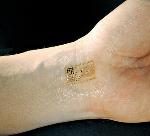 Graphenebased tattoolike skin biosensors