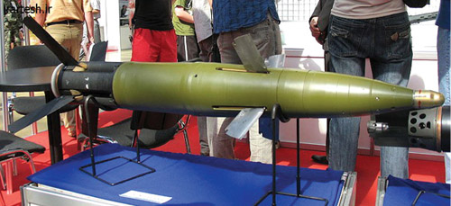 Fig. 16: Russian krasnapol laser-guided artillery shell (Photograph courtesy: ‘Mike1979 Russia’ through Wikipedia)
