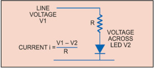 Fig. 3: Circuit of an LED