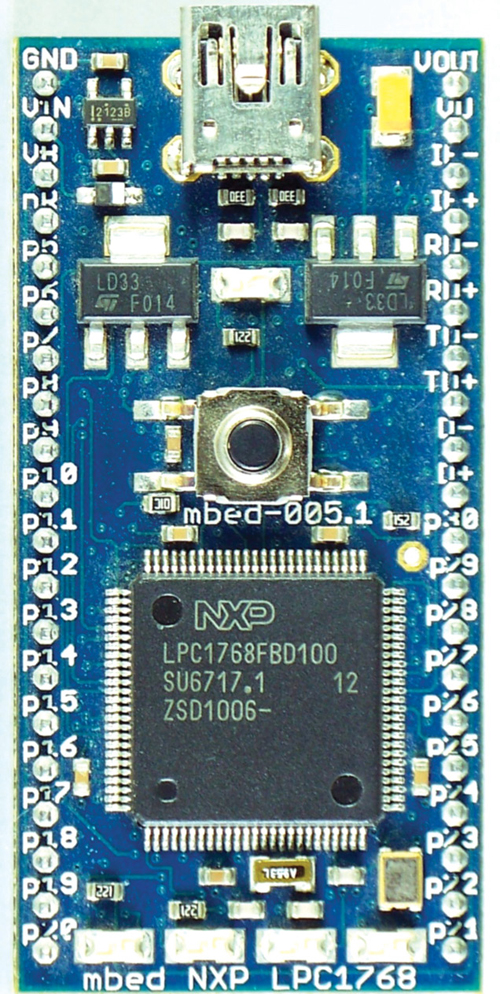 Fig. 5: mbed with NXP LPC1768