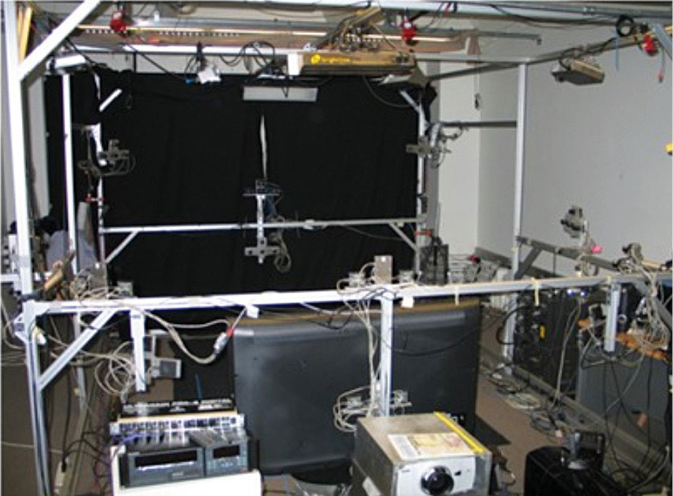 Fig. 4: The Tele-immerson Lab at University of California, Berkeley, the USA (Source: http://tele-immersion.citris-uc.org/lab)