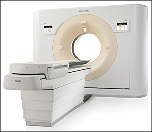 Fig. 5: Philips 256 Slice Brilliance iCT scanner with iDose4
