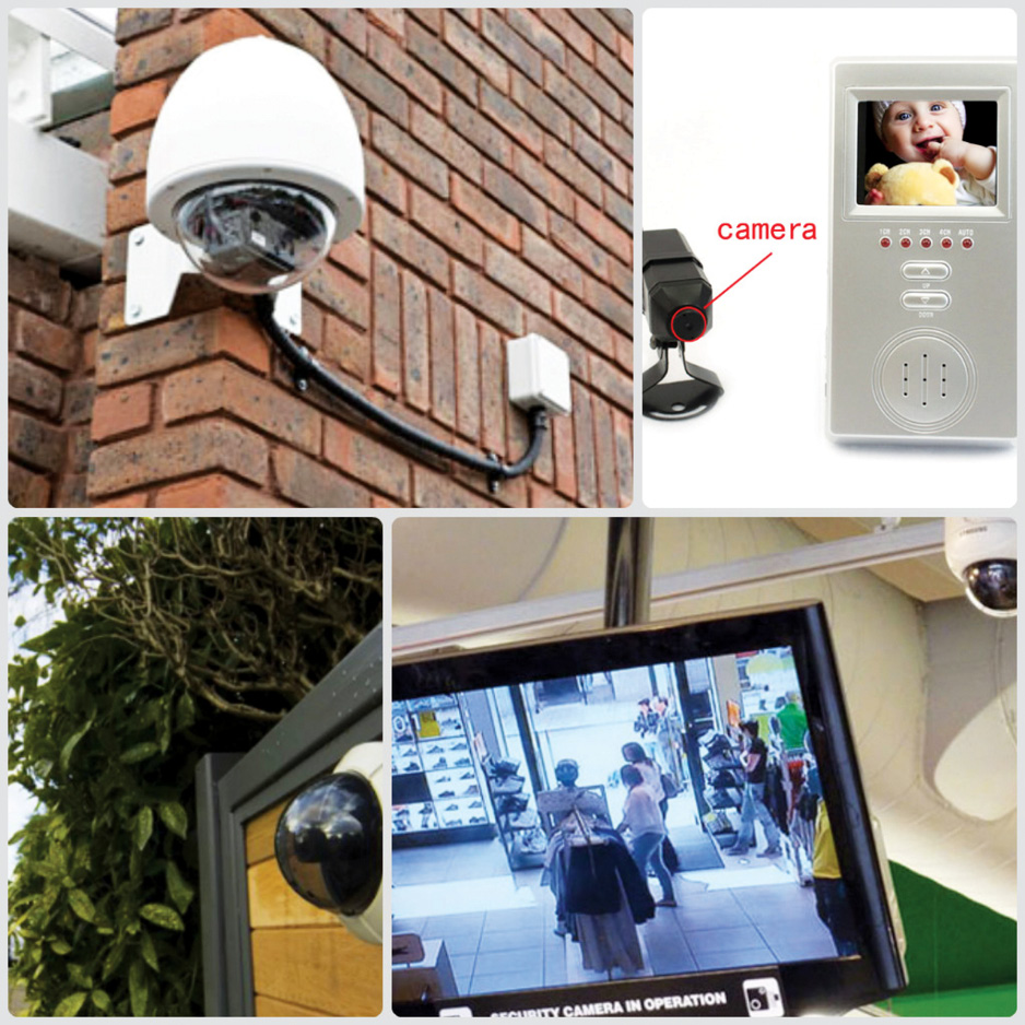 CCTV cameras in operation