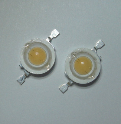 Figure6. Two 3 Watt Flat-white LEDs from Electrospell.