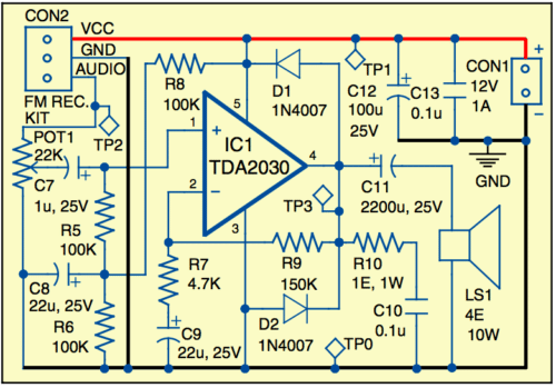 Wireless Mic Schematic Diagram