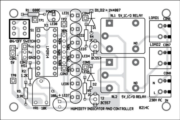 Humidity Controller and Indicator | Full Electronics Project
