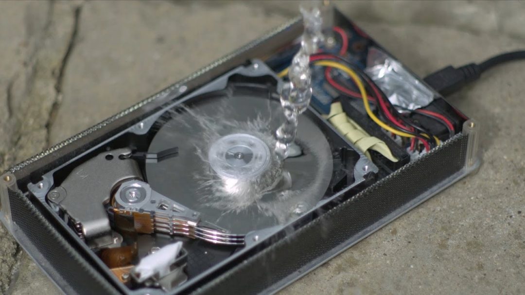 How a Hard Drive works in Slow Motion