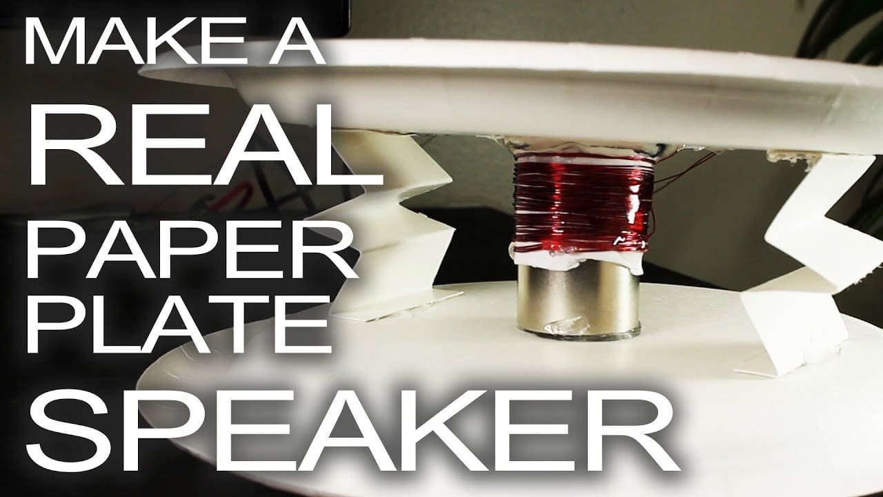 Make Your own Paper Plate Speaker
