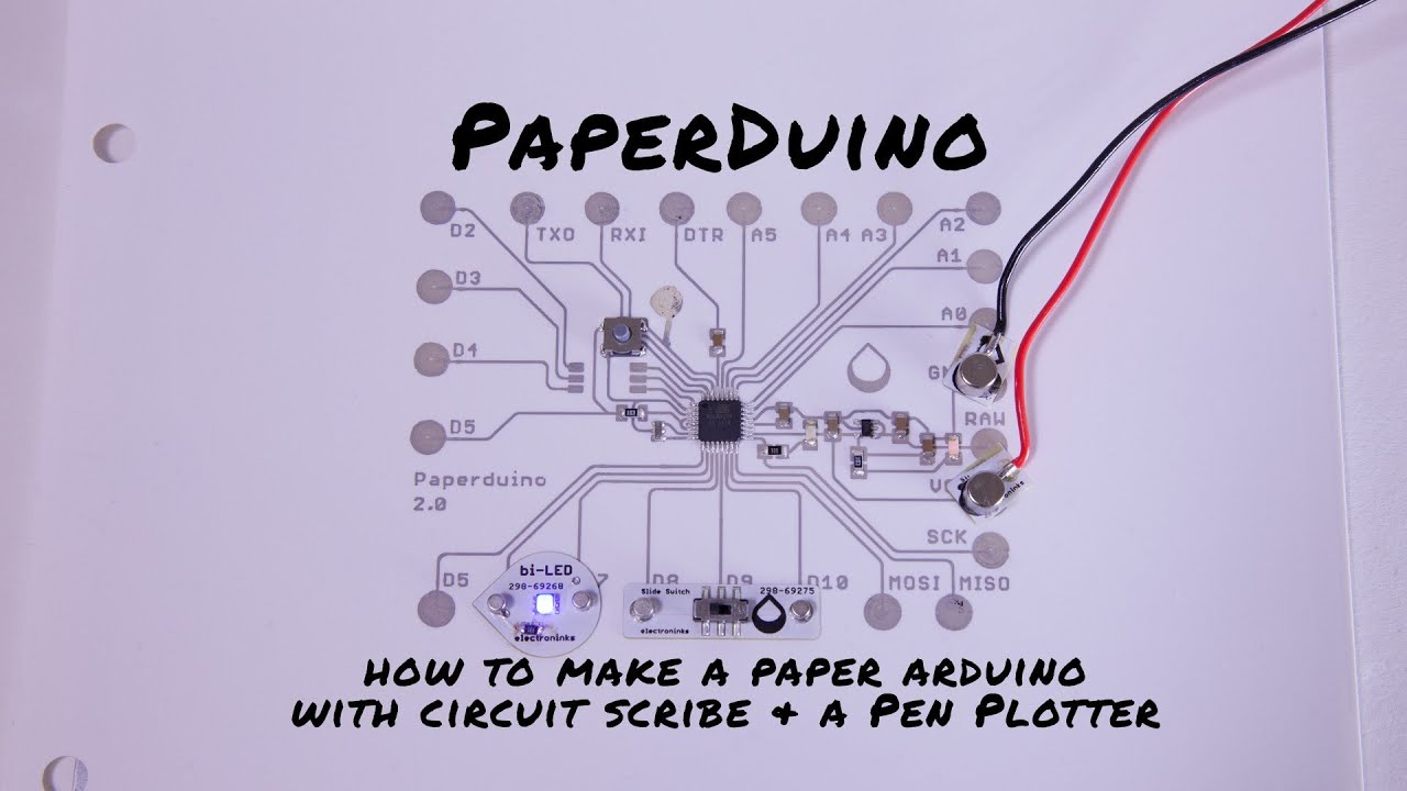 Paperduino: How to Print a Paper Arduino