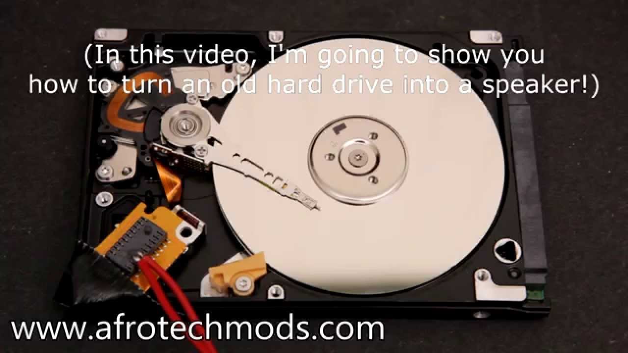 DIY: Turn your old Hard Drive into a Speaker
