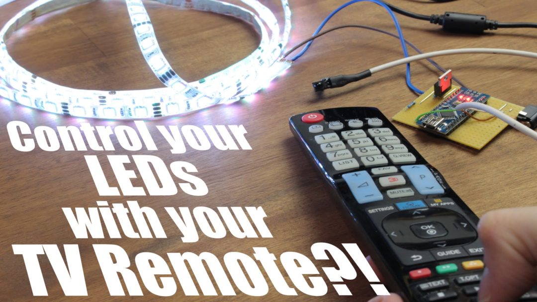 Control your LEDs with your TV remote (Arduino IR Tutorial)
