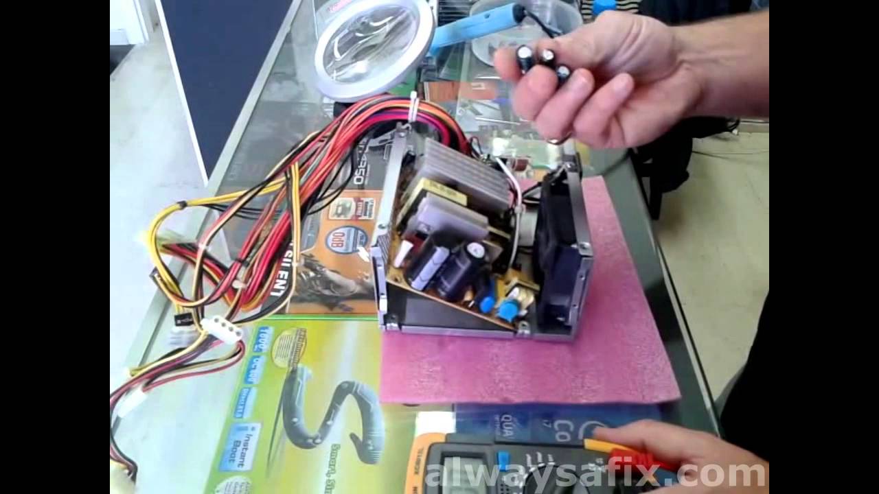 Tutorial Computer PSU fault troubleshooting and repair