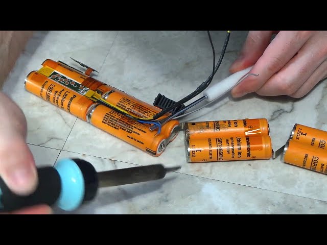 Rebuild a Laptop battery pack