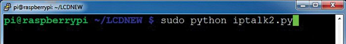 Fig. 8: Running the Python code