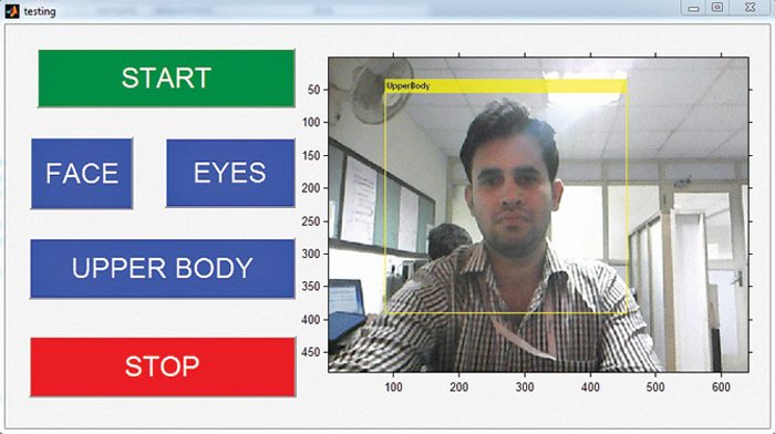 Fig. 6: Upper body detection