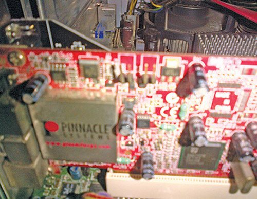 Fig. 3: Pinnacle 110i TV tuner Card