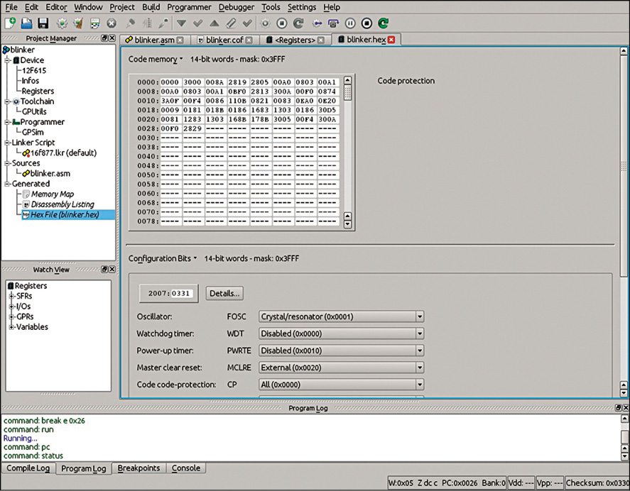 Piklab: An IDE for PIC Microcontroller