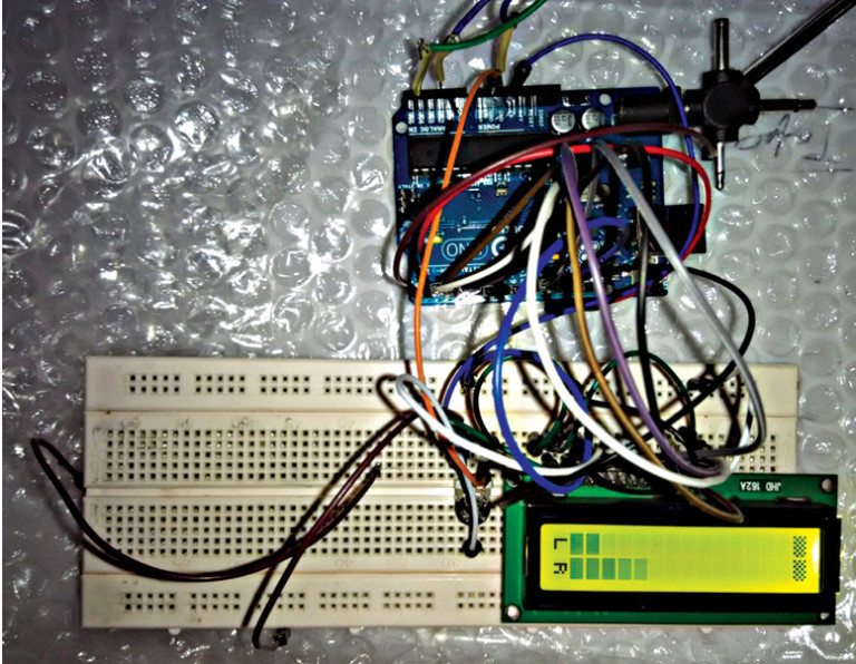 arduino based audio meter