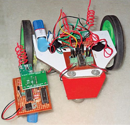 Wireless gesture controlled robot