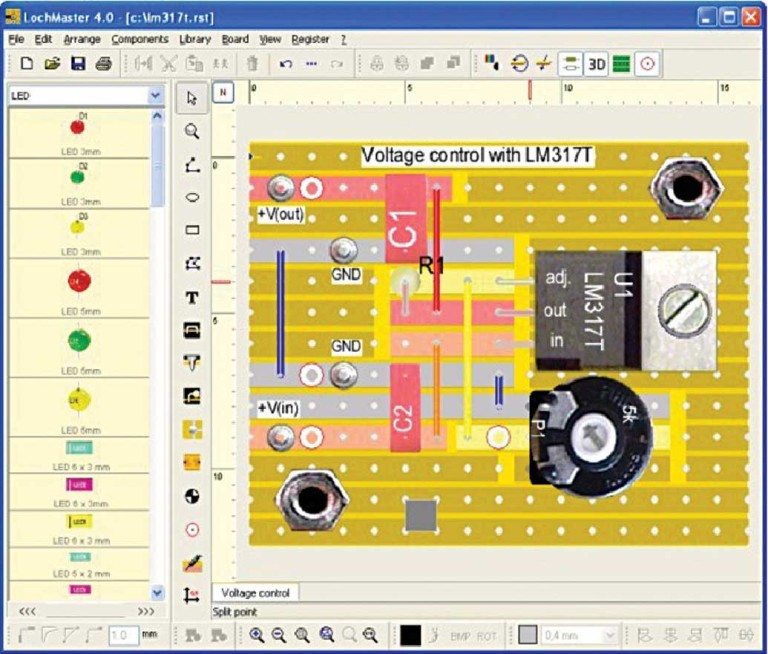 Lochmaster 4.0: Developers’ Tool for Strip Board Projects
