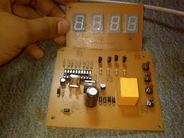 Prototype of the microcontroller based clock