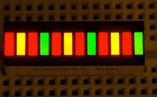 Three Colour Display Using Bicolour LEDs