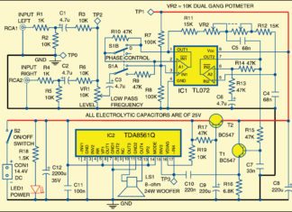 Subwoofer for Cars CIrcuit