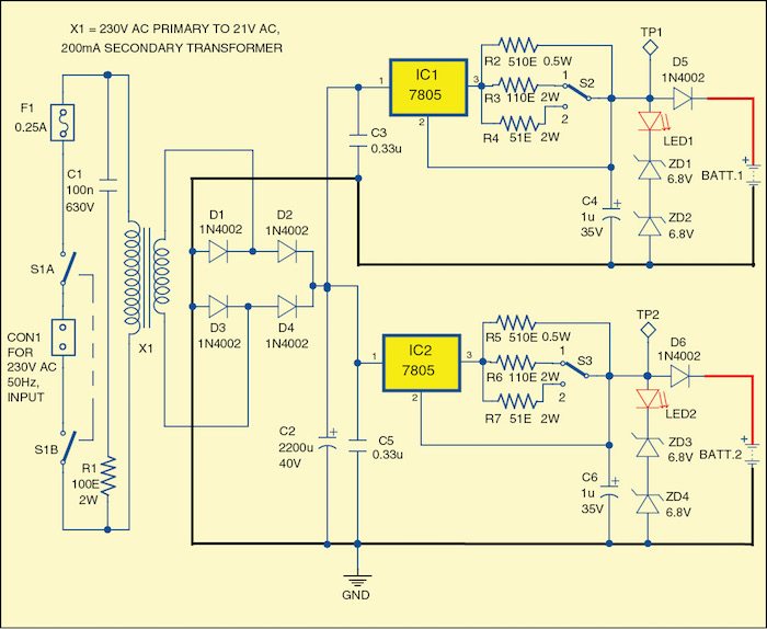 Device for Maintaining Car Batteries | Electronics For You