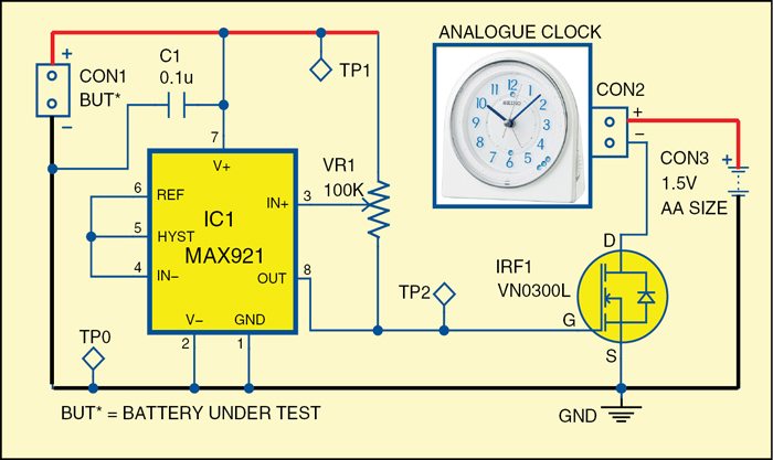 Battery Discharge Measurement Circuit