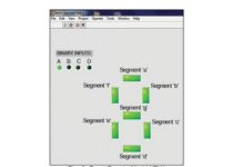 simulating 7 segment display using labview