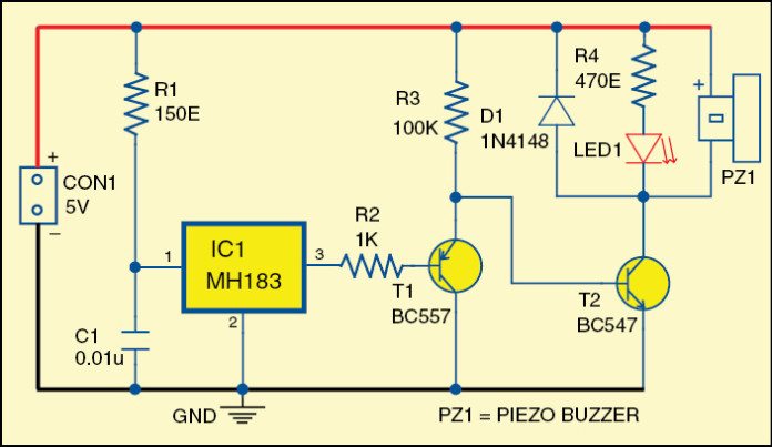 Door Opening Alarm using Hall Sensor | Detailed Project Available