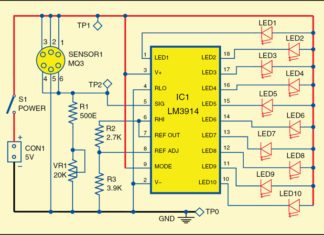 Alcohol Level Tester alcohol level tester circuit