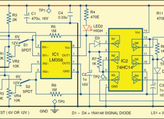 Monitor for 6V/12V Batteries