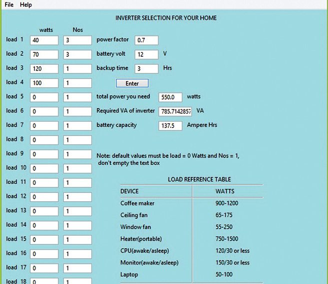 Software to Help You Select Inverter for Your Home