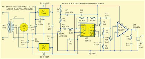 Simple Low-Power Audio Amplifier