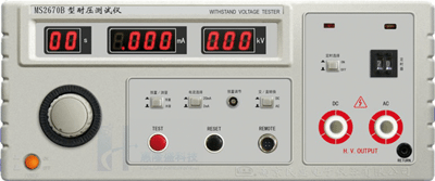 Withstand voltage tester