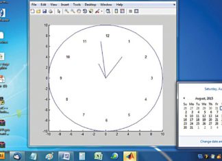 Analogue Clock Using MATLAB