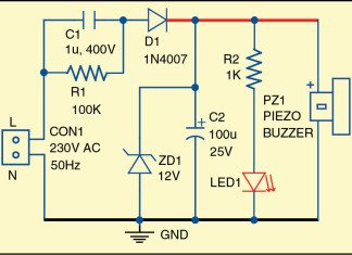 Indicator for Mains Power Supply