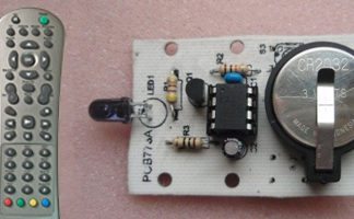 Infrared remote switch circuit