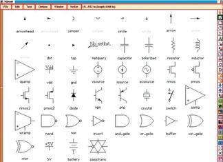 Create PostScript And Netlist Using XCircuit
