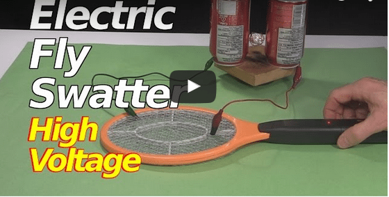 Electric Fly Swatter/Zapper Racket High Voltage Power Supply