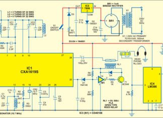 Noise muting FM receiver circuit