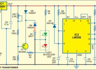 Power Failure And Resumption Alarm Power Failure And Resumption Alarm circuit