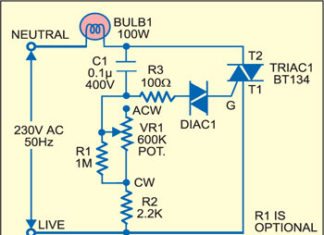 light dimmer that doubles as a voltmeter