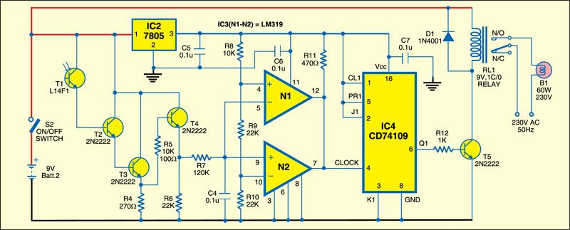 IR remote control for home appliances: Receiver circuit