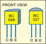 Fig. 2: Pinconfiguration ofBC548 and BC337
