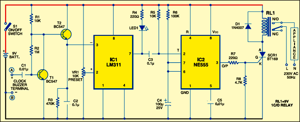clock controlled timer circuit
