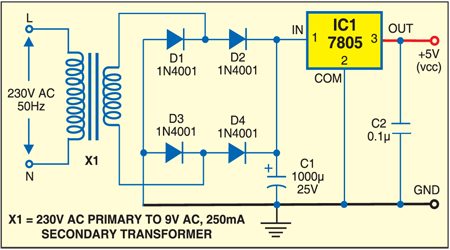 Fig. 4: Power supply circuit