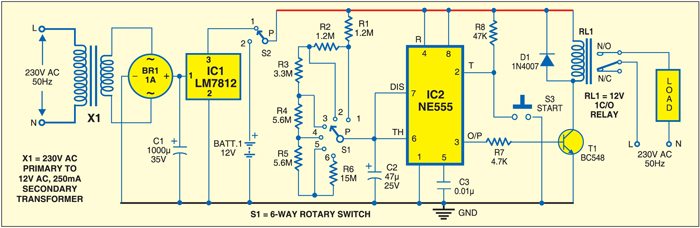 30 minute timer circuit