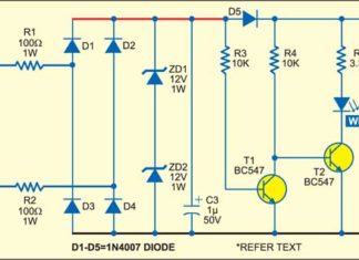 Mains Supply Failure Backup Light